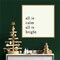 All is Calm by Amanti Art Portfolio 22-in. W x 22-in. H. Canvas Wall Art Print Framed in Gold